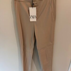 Zara faux leather pants